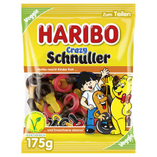 Haribo želejveida konfektes Crazy Schnuller 175g