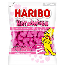 Haribo želejveida konfektes Herzbeben 160g