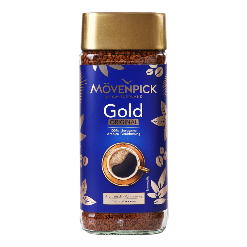 Movenpick šķīstošā kafija Gold 200g