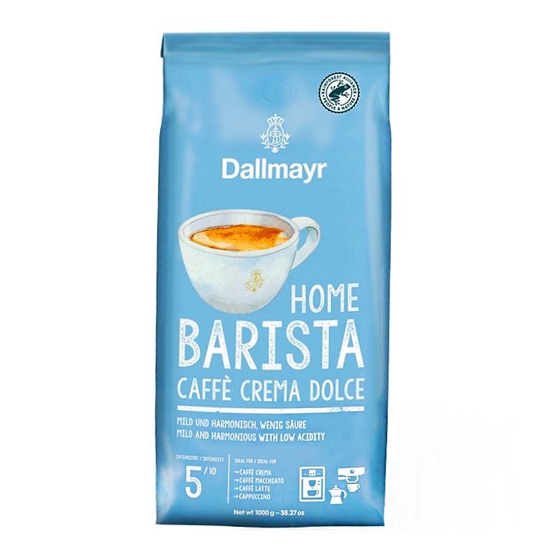 Dallmayr kafijas pupiņas HOME BARISTA CAFFE CREMA DOLCE