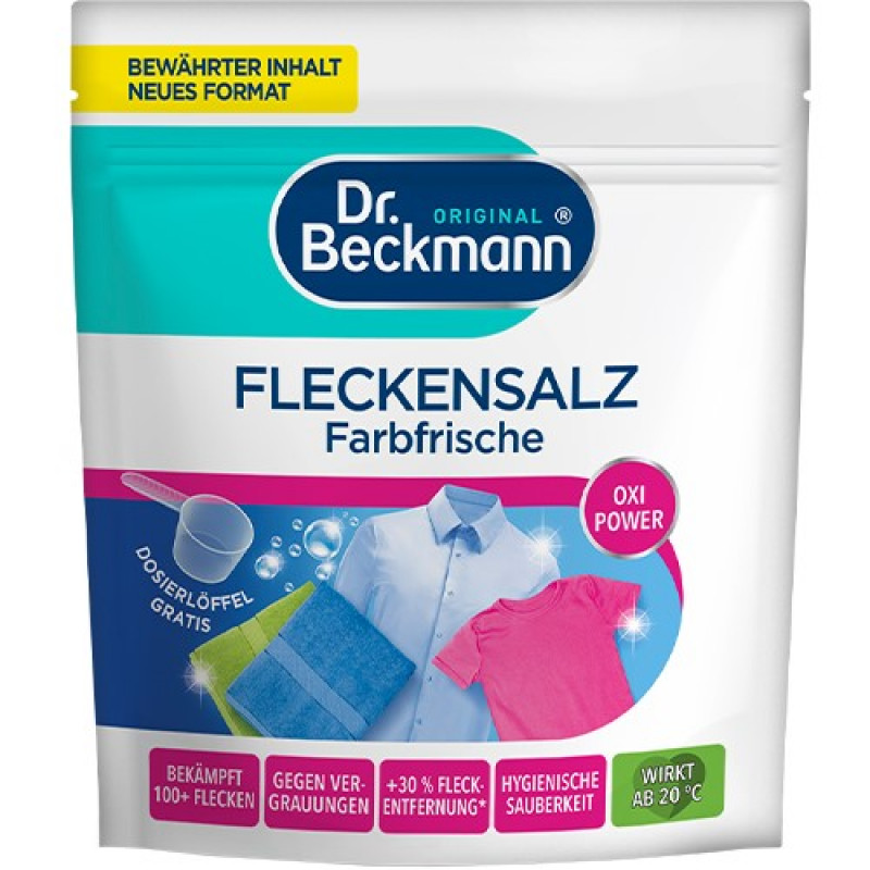 Dr. Beckmann Fleckensalz Farbfrische sāls traipu izņemšanai krāsainai veļai 400g