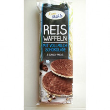 Rīsu vafeles šokolādē 150gr Korn Muhle Vācija 