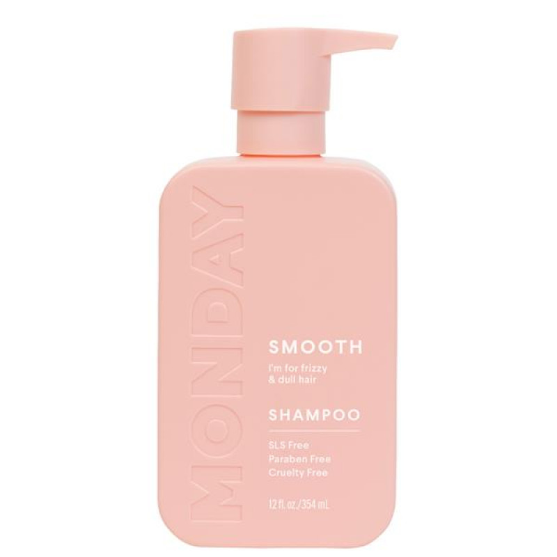 Monday Smooth + Wheat Protein šampūns cirtainiem un sprogainiem matiem 350ml