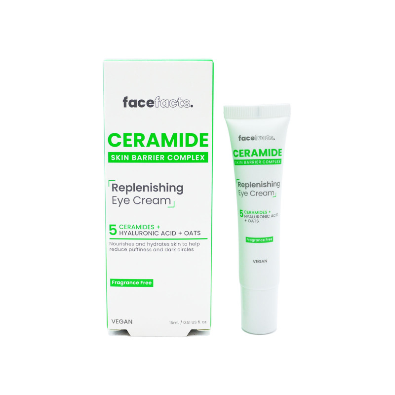 Face Facts keramīda acu krēms Eye Cream Ceramide Replenishing 15ml