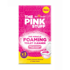 Pink Stuff putojošs tualetes poda tīrīšanas līdzeklis - pulveris 3x100g