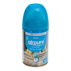 Airpure automātiskā gaisa atsvaidzinātājs rezerve Fresh Linen 250ml