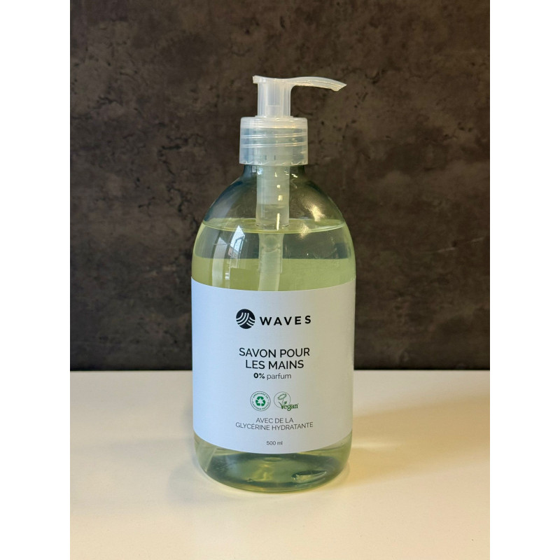 Waves mitrinošas šķidrās ziepes bez smaržas 500ml