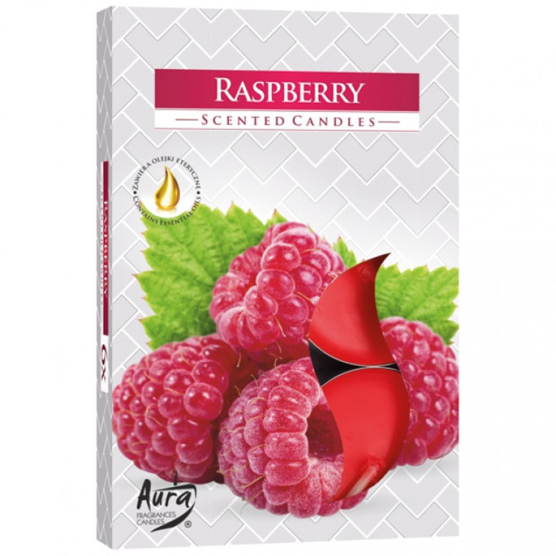Tējas svecītes Raspberry 6gb