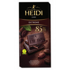 HEIDI šokolāde Dark Extreme 85% 80g EXP 17/07/2024