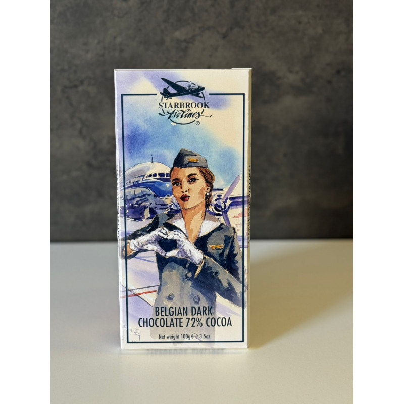 Šokolāde tra Dark 72% Starbrook 100gr/Beļģija