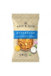 Dave & Jon's grauzdētas lauku pupas ar skābā krējuma un sīpolu garšu 100g