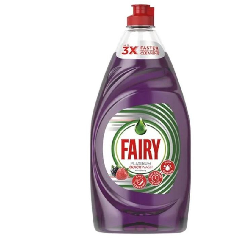 Fairy trauku mazgāšanas līdzeklis platinum Quick Wash Wild Berry 820ml