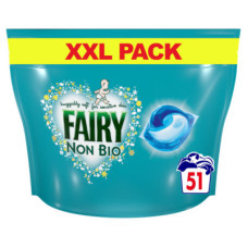 Fairy Non Bio kapsulas veļas mazgāšanai jutīgai ādai 51gab.
