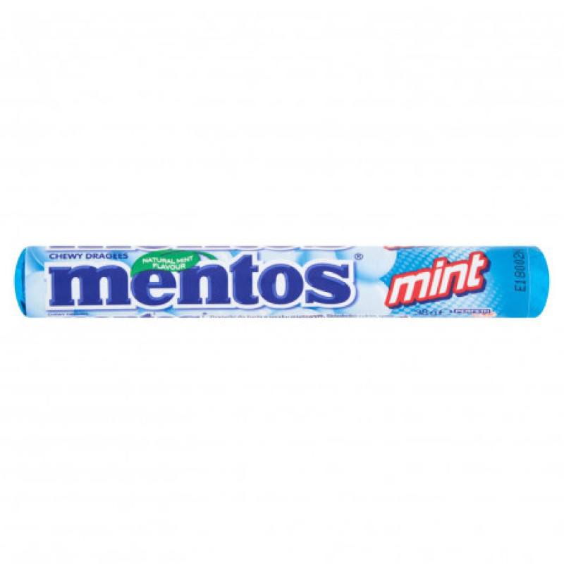 Mentos košļājamās dražejas Mint 38g