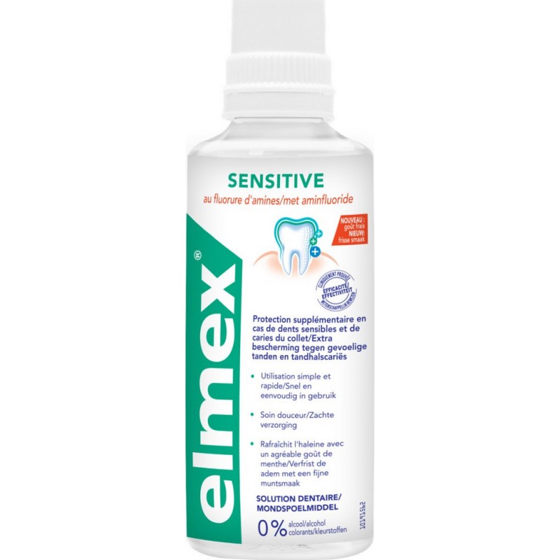 Elmex mutes dobuma skalošanas līdzeklis Sensitive 400ml