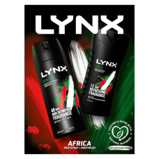 Lynx Africa dāvanu komplekts deo+dušas žel