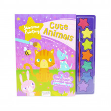 Cute Animals aktivitāšu grāmata Shimmering Art Book 1gab.