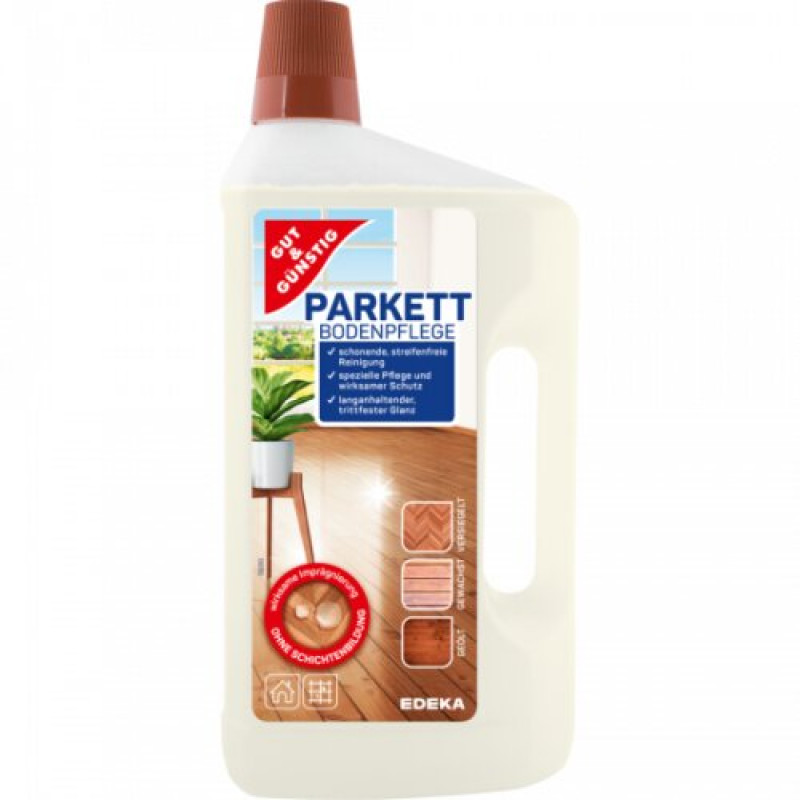GG Grīdas kopš. līdz. granīta, marmora, akmens masas flīžu grīdām EDEKA Bodenpflege 1L Parkett