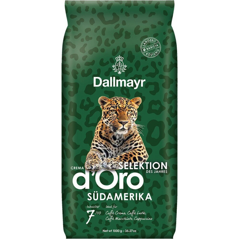 Dallmayr kafijas pupiņas d' Oro SUDAMERIKA 1kg