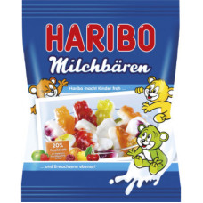 Haribo želejveida konfektes Milchbaren 160g