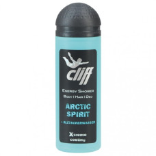 Cliff atvēsinoša dušas želeja vīriešiem 3in1 Energy Arctic Spirit 50ml