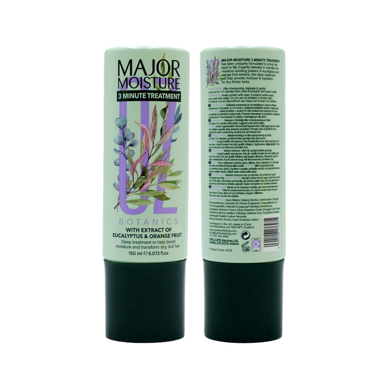 Major Moisture Botanics 3 minūšu iedarbības līdzeklis matiem 150ml