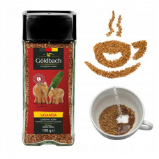 Goldbach šķīstošā kafija Uganda 100g