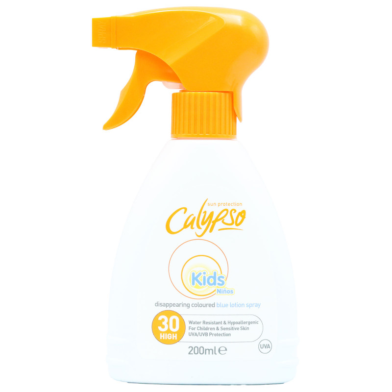Calypso KIDS sun lotion SPF30 200ml, ūdensnoturīgs, hipoalerģisks, piemērots jutīgai ādai