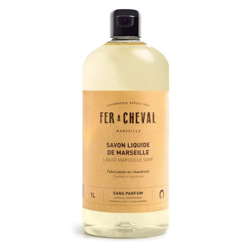 Marseļas šķidrās ziepes Fragrance-Free1000ml (Francija) bez smaržas