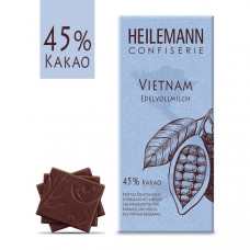 Šokolāde Vietnam 80g 45% kakao Heilemann/Vācija