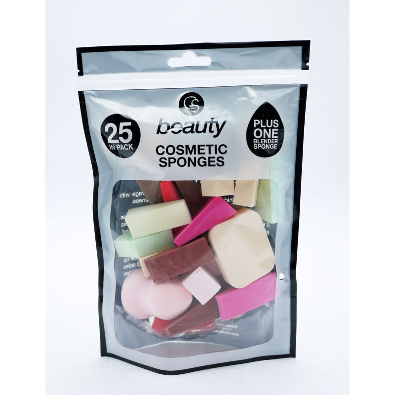 CS BEAUTY COSMETIC SPONGES 25PK