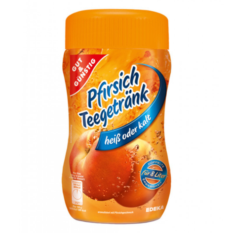 GG tējas dzēriens Teegetrank Pfirsich 400g, persiku