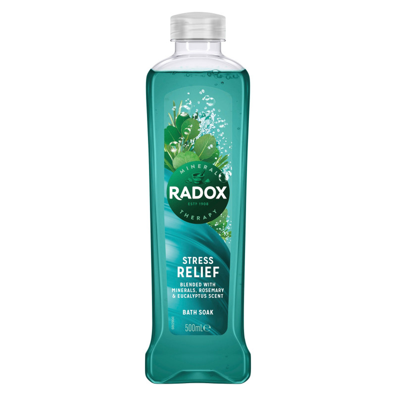 Radox Mineral therapy vannas putas stress relief 500ml, ar rozmarīnu, eikaliptu, minerāliem