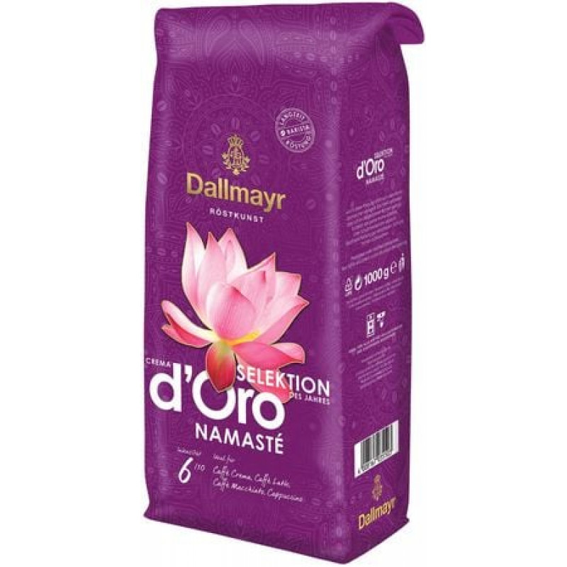Dallmayr kafijas pupiņas d' Oro Crema Namaste 1kg