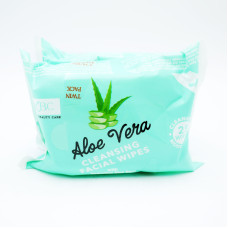 XBC attīrošas mitrās salvetes sejai Aloe Vera 2x25gab Divpaka