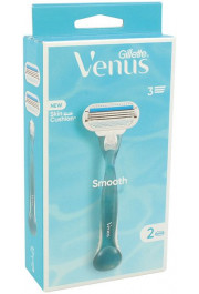 Gillette Women Venus Smooth Rasierer + 2 Klingen 