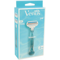Gillette Women Venus Smooth Rasierer + 2 Klingen 
