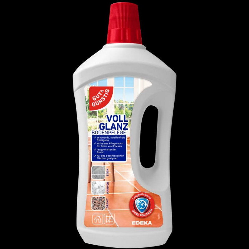 GG Grīdas kopš. līdz. granīta, marmora, akmens masas flīžu grīdām EDEKA Bodenpflege 1L Parkett