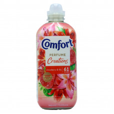 Comfort veļas mīkstinātājs 61 reizēm strawberry 1100 ml