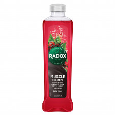 Radox vannas putas Men muscle therapy 500ml, ar melnajiem pipariem, ženšeņu, minerāliem