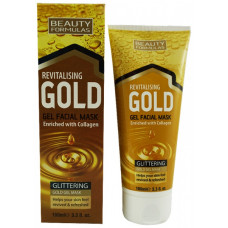 Beauty Formulas atjaunojoša sejas maska ar zeltu 100ml
