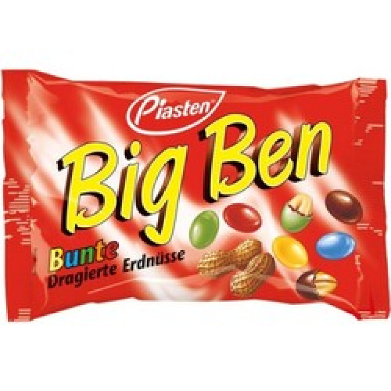 Big Ben Dragierte Erdnusse zemesrieksti krāsainie piena šokolādē 250g