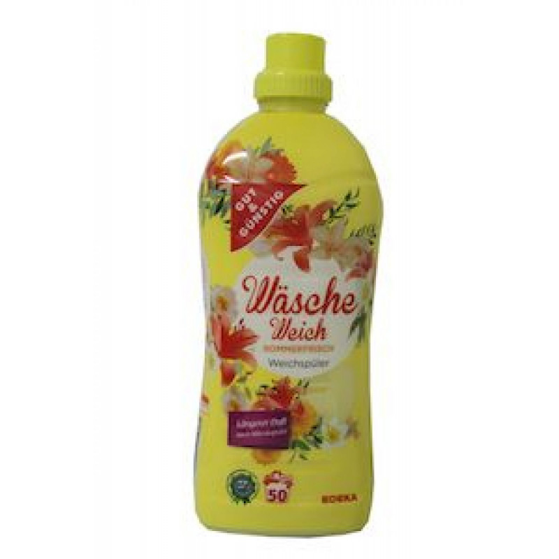 GG veļas mīkstinātājs Sommerfrish (dzeltens) 1,5l 50 mazg. reizēm