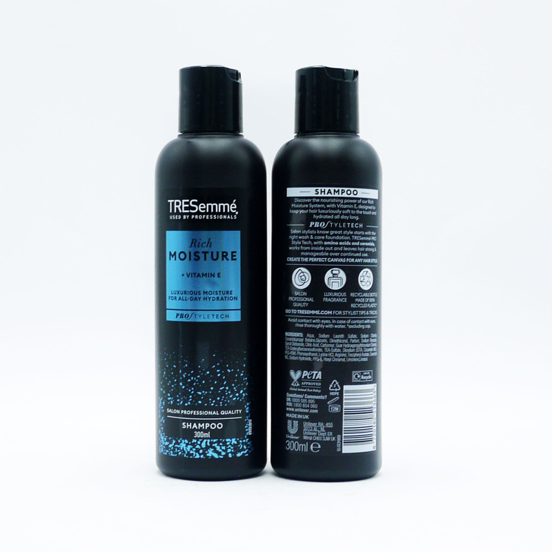 Tresemme mitrinošs šampūns matiem Rich Moisture + Vitamin E 300ml