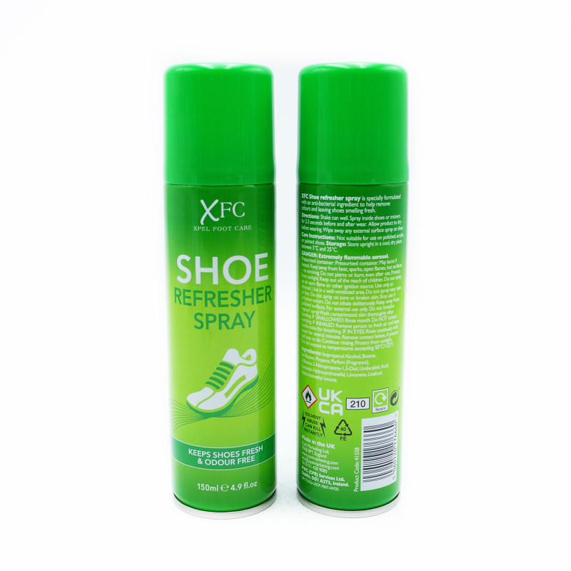 Xfc Shoe Refresher spray kurpju atsvaidzinātājs pret nepatīkamām smakām 150ML