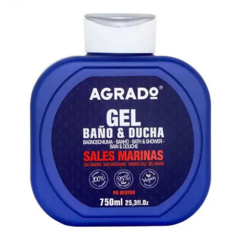 Agrado Marine Salt dušas un vannas želeja 750ml