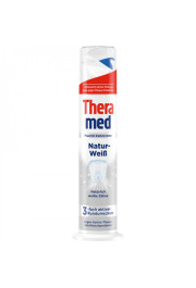 Theramed zobu pasta ar dozatoru balinoša Whitening 100ml