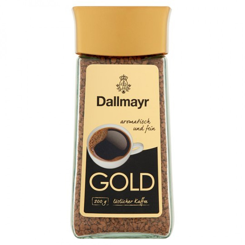 Dallmayr šķīstošā kafija Gold 200g