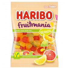 Haribo želejveida konfektes Fruitmania Lemon 175g