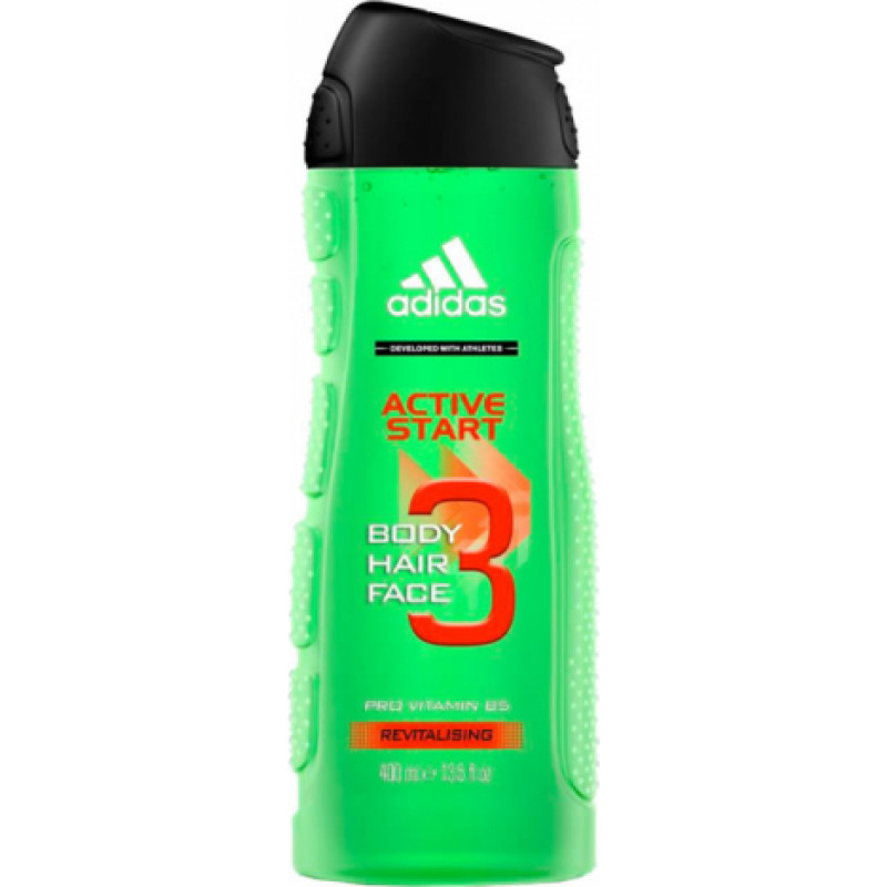 Adidas dušas želeja Active Start 3in1 250ml